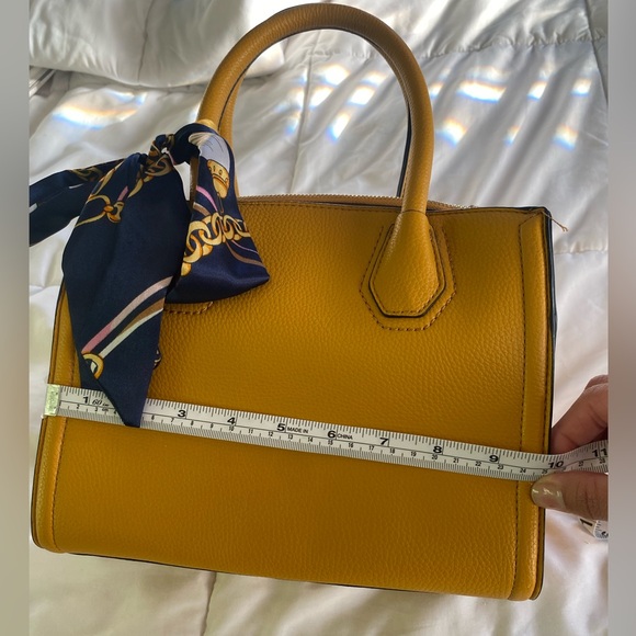 Aldo Small Mustard Yellow Satchel Crossbody Bag - Picture 4 of 8